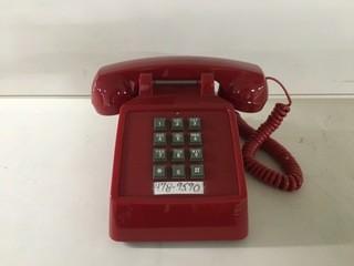 Red Retro Telephone.
