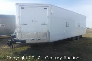 2016 New - Royal XR 30' T/A 4-space Sled Trailer