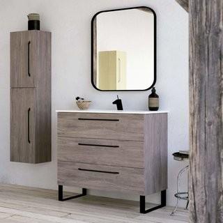Shakia 24" Single Bathroom Vanity Set with Mirror
