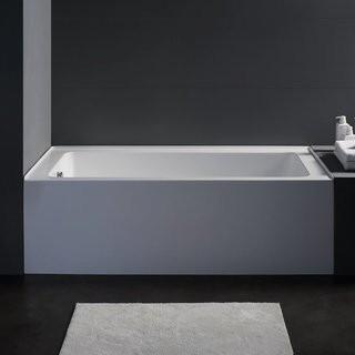 Zen 60" x 32" Alcove Soaking Bathtub