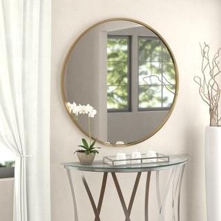 Mahanoy Modern and Contemporary Distressed Accent Mirror