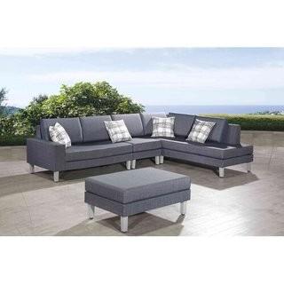 Pruitt 4 Piece Sectional Seating Group with Cushions