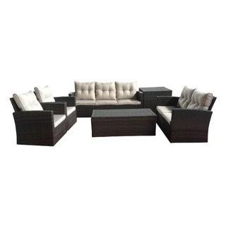 Carlene 6 Piece Sofa Set with Cushions