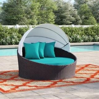 Brentwood Canopy Patio Daybed with Cushions