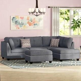 Charlemont Reversible Sectional with Ottoman