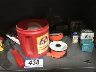Quantity of Nuts, Bolts, Screw Drivers And Misc. Parts.