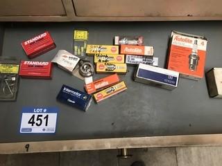 Quantity of Golf Cart And Other Spark Plugs And Auto Parts.