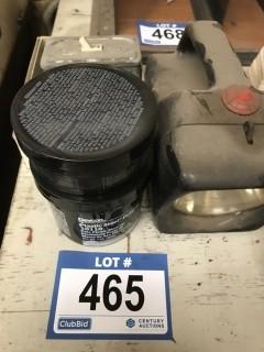 Quantity of Metal Eyelets, Plastic Steel Putty, Flashlight.
