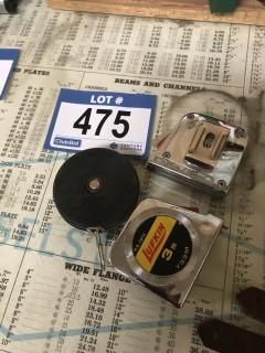 Quantity of Tape Measures.