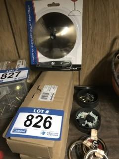 Quantity of Light Ballast, Canopy Kit, Key Rings, Metal Rings And Plastic Clips.
