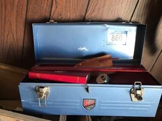 Bench Tool Box Set Up For Rope Braiding.