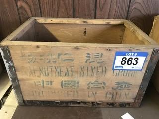 Vintage Wood Box.