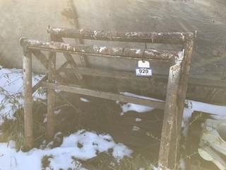 2 X 24" X 36" X 30" High Steel Stands.