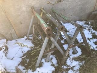 4 X 24" X 36" X 30" High Steel Stands.
