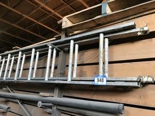 20 Foot (Approx.) Aluminum Extending Ladder.