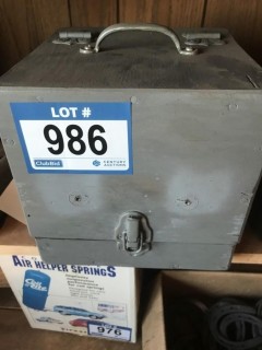 Testing Kit in Wood Box with Handle