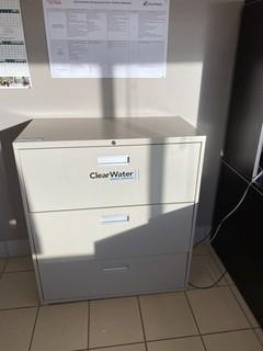 3-Drawer Metal Filing Cabinet