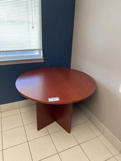 Wood Round Table