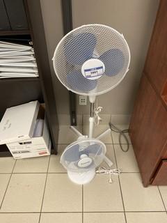 Qty Of (2) Honey Well Fans