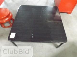 Large Black Coffee Table 36" x 36" 
