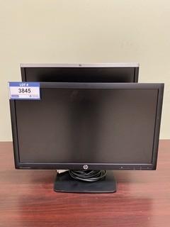 (1) HP Compaq LA2205wg And (1) HP Compaq LE2202x Monitors