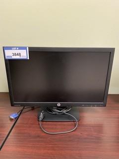 (1) HP Pro Display 221 And (1) HP Pavilion Monitors