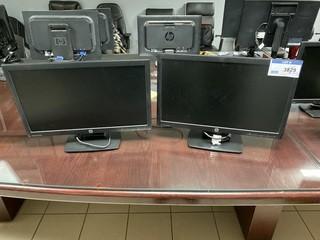 Qty Of (2) HP Compaq LE2202x Monitors