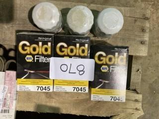 (3) 7045 Oil Filters And (3) 21344 Oil Filters