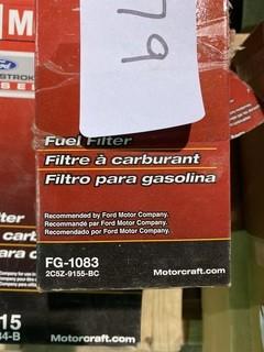 (1) Ford Fuel Filter FG-1083, (1) Ford Fuel Filter FD-4615