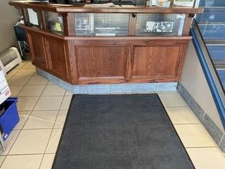 Wood Reception Desk