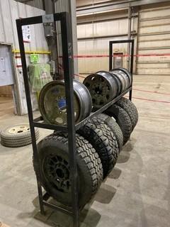 2-Tier Tire Storage Rack *Note: Contents Not Included*