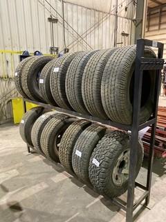 2-Tier Tire Storage Rack *Note: Contents Not Included*