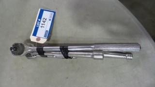 (2) 1/2 Inch Drive Ratchet, (1 )3/8 Inch Drive Ratchet, (1) 1/2 Inch Drive Extensions (8 Inch) *Located RE11*