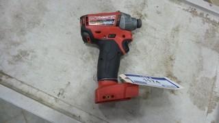 Milwaukee 18 Volt Impact Driver, No Serial Number, (no battery) *Located RE21*