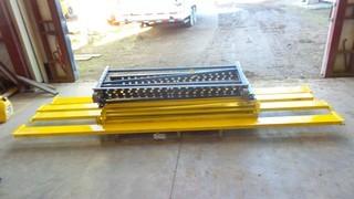 Metal H.D. Shelving, On Wheels, Approx.12 Feet Wide X 6 Feet Deep  *Located OSW2*