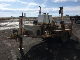 2008 Sherman & Reilly S/A Cable Puller Trailer c/w 5,000 LB Axles. Showing 9791 Hours. S/N 123WM141881T17541.