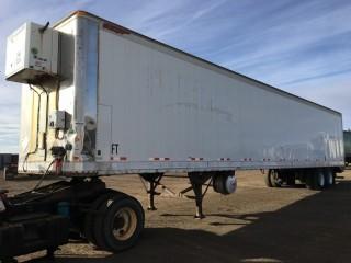 2005 Great Dane 53' T/A Van Trailer c/w Air Ride Susp., Thermo King HKIII Reefer, 295/75/22.5 Tires. S/N 1GRAA05235B706651. Out of Province, No registration available.