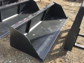 New 96" Smooth Edge Snow Bucket (to fit skid steer).