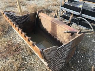 60" Knuckle Bucket w/Removable Teeth (to fit excavator).