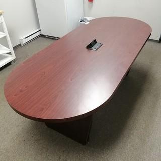 3' X 7' Office Table C/w Power Supply And Table Top Outlets