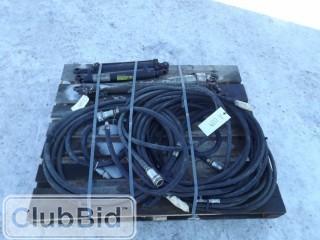 Lot of Hydraulic Hoses, Rams & Motor 
