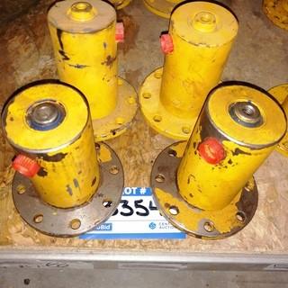 Qty Of (4) Hydraulic Cylinder Tie Rod Flanges