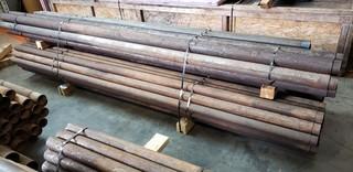 Qty Of 10ft Approx 2in- 3 3/4in Diameter Drill Rods