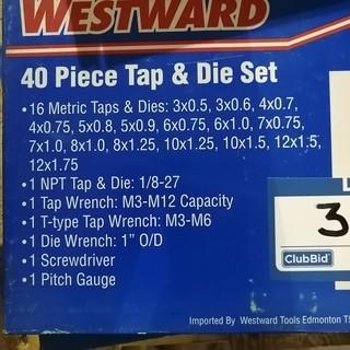 Westward Tap And Die Set