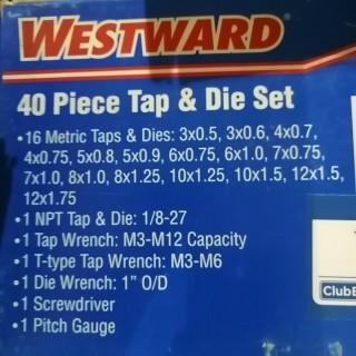 Westward Tap And Die Set