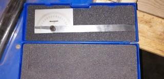 Westward Protractor w/ Rectangular Head