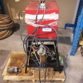 Diesel Tank C/w Filter, Battery, Hoses And Starter