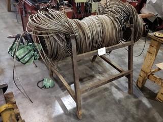 Metal Spool Stand C/w Qty Of Wire