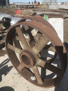 Quantity of Steel Wheels, Frames and Pipe.