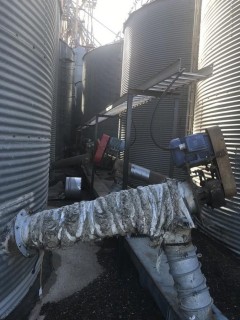 Bin Auger with Electric Motor.